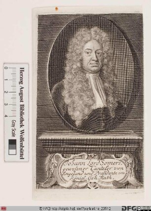 Bildnis John Somers, Baron S. of Evesham