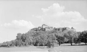 Festung Königstein. Ansicht von Südwesten