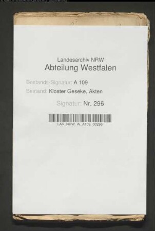 Protokollbuch des Bauergerichts Kirchborchen.