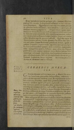 Gerardus Mercator.