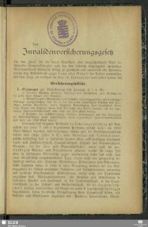 Versicherungspflicht