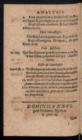 Dominica XXVI. post Trinitatis ...