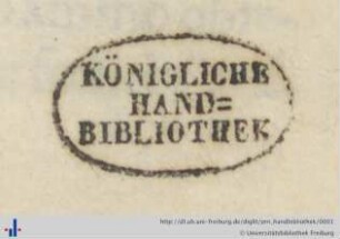 Stempel (Aus: UB Freiburg i. Br., PO 2017/17).