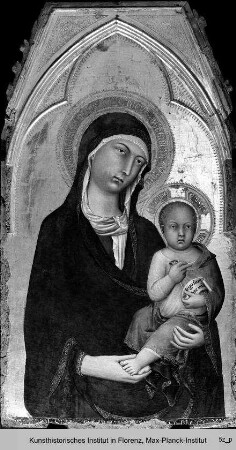 Polyptychon aus San Domenico (Monaldeschi-Polyptychon) : Madonna mit Kind