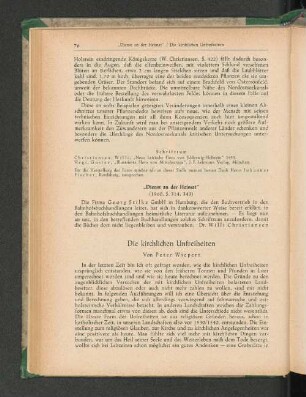 Die kirchlichen Unfreiheiten