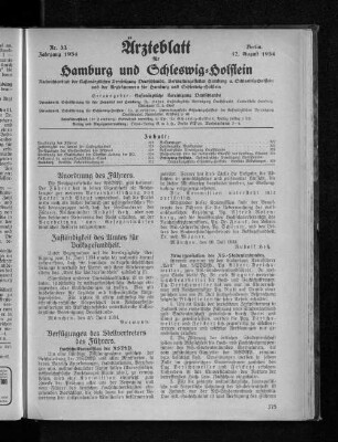 Zuständigkeit des Amtes für Volksgesundheit