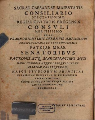 Diss. iur. de speculo Saxonico fonte iur. Sax. communis, vulgo vom Sachsen-Spiegel