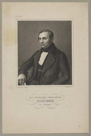 Bildnis des Adolf Schoder