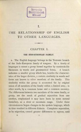 The history of the English language