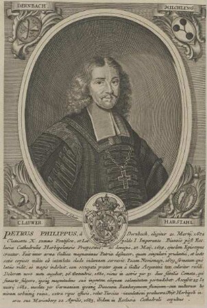 Bildnis des Petrus Philippus a Dernbach