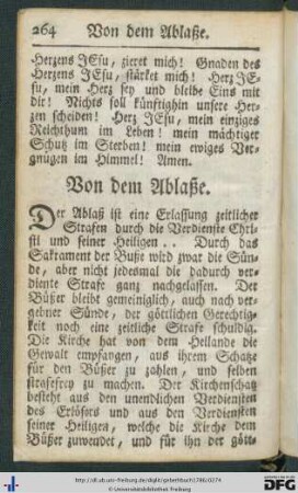 Von dem Ablaße.