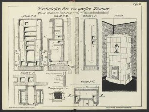 Tafel 11 Kachelofen für ein großes Zimmer