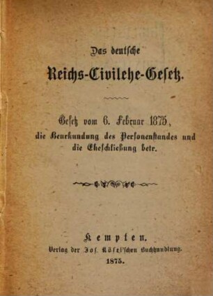 Taschen-Bibliothek der wichtigsten Gesetze und Verordnungen, 1