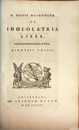 De idolatria liber