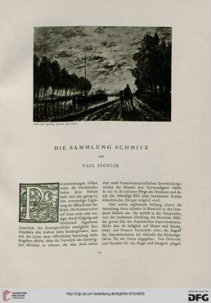Die Sammlung Schmitz