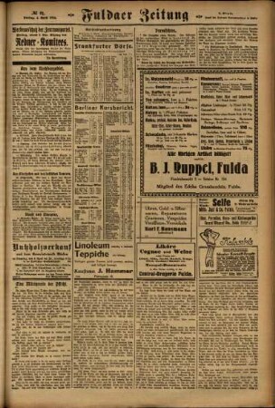 Zweite Ausgabe vom Freitag, den 04. April 1924.