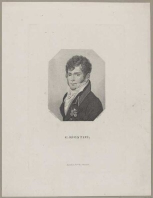 Bildnis des G. Spontini