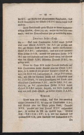 Zweiter Lehr-Satz