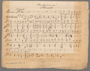Tristesse à moi, V, guit, Es-Dur, Arr - BSB Mus.Schott.Ha 4414-4 : [Caption title:] Mir Trauer nur! // Romance