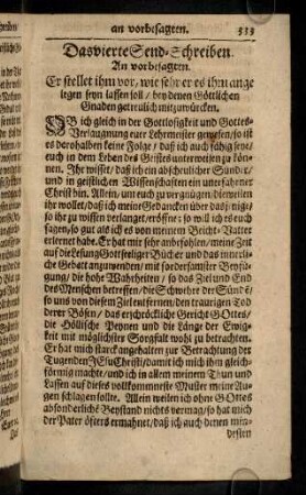 333-337, Das vierte Send-Schreiben.