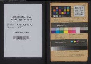 Entnazifizierung Otto Lehmann , geb. 30.03.1892 (Fabrikant)