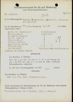 Schmid, Creszentia