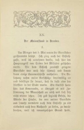 XX. Der Maiaufstand in Dresden