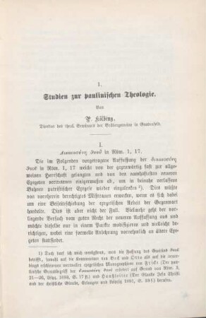 7-51 Studien zur paulinischen Theologie