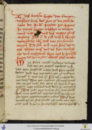 [1r - 106v] Büchlein der ewigen Weisheit.