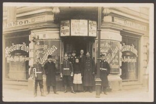 Ansichtskarte Restauration, Friesenstraße