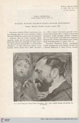 53: Manggha. Wystawa kolekcji Feliksa Mangghi Jasieńskiego : Kraków, Muzeum Narodowe styczeń-marzec 1990