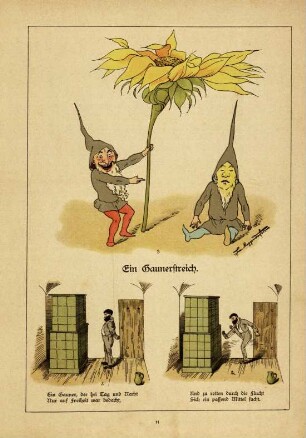 Bilder ohne Worte; Ein Gaunerstreich