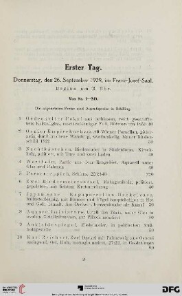 Erster Tag (Nr. 1-240)