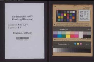 Entnazifizierung Wilhelm Brockers , geb. 13.05.1900 (Sattler)