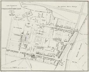 Grundriß der Friedrichstadt (Plan von Dresden-Friedrichstadt)