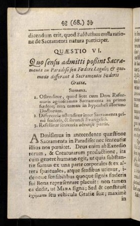 68-77, Quaest. VI.