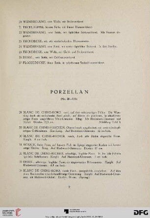 Porzellan (Nr.28-131)