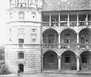 Güstrow, ehem. Residenzschloss, Südflügel, Hofseite; Franz Parr
