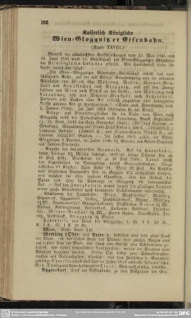 Kaiserlich Königliche Wien-Gloggnitz'er Eisenbahn