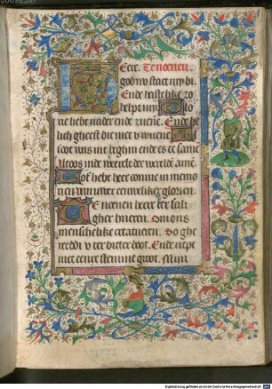 Niederländisches Gebetbuch, meist in Reimversen - BSB Cgm 83