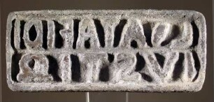 Stempel mit lateinischer Inschrift L.ATAFIDI / IVSTI und Siegelring LAI