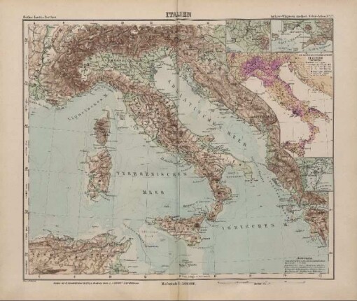 Italien, Die Bevölkerungsdichtigkeit Italiens