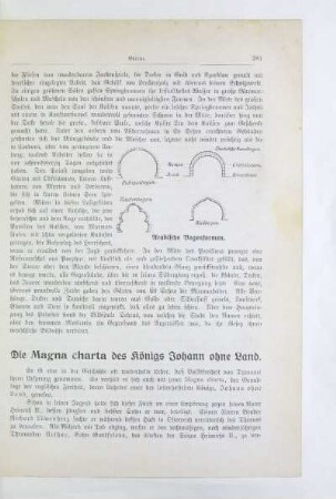 Die Magna charta des Königs Johann ohne Land