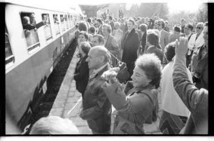 Kleinbildnegativ: Bahnhof Spandau, 1976