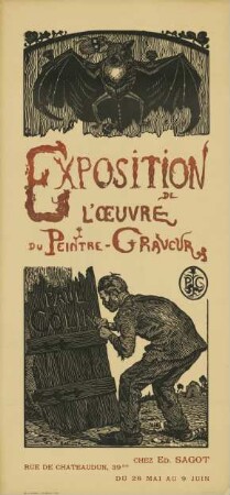 Exposition de l'oeuvre du peintre-graveur