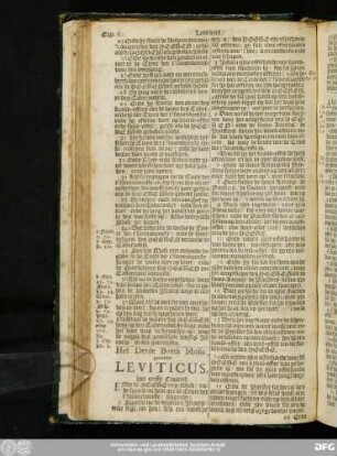 Het Derde Boeck Mosis, genaemt Leviticus.