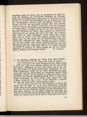 9. In Stellung nördlich der Aisne beim Fort Condé