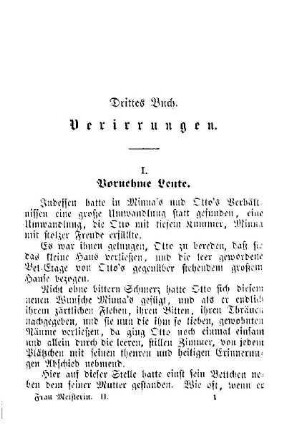 Drittes Buch. Verirrungen