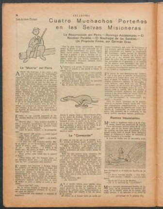 Cuatro muchachos porteños en las Selvas Misioneras : Tras la loca fortuna