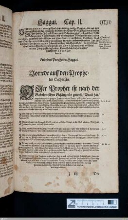 Der Prophet Sacharja